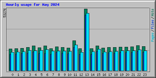 Hourly usage for May 2024